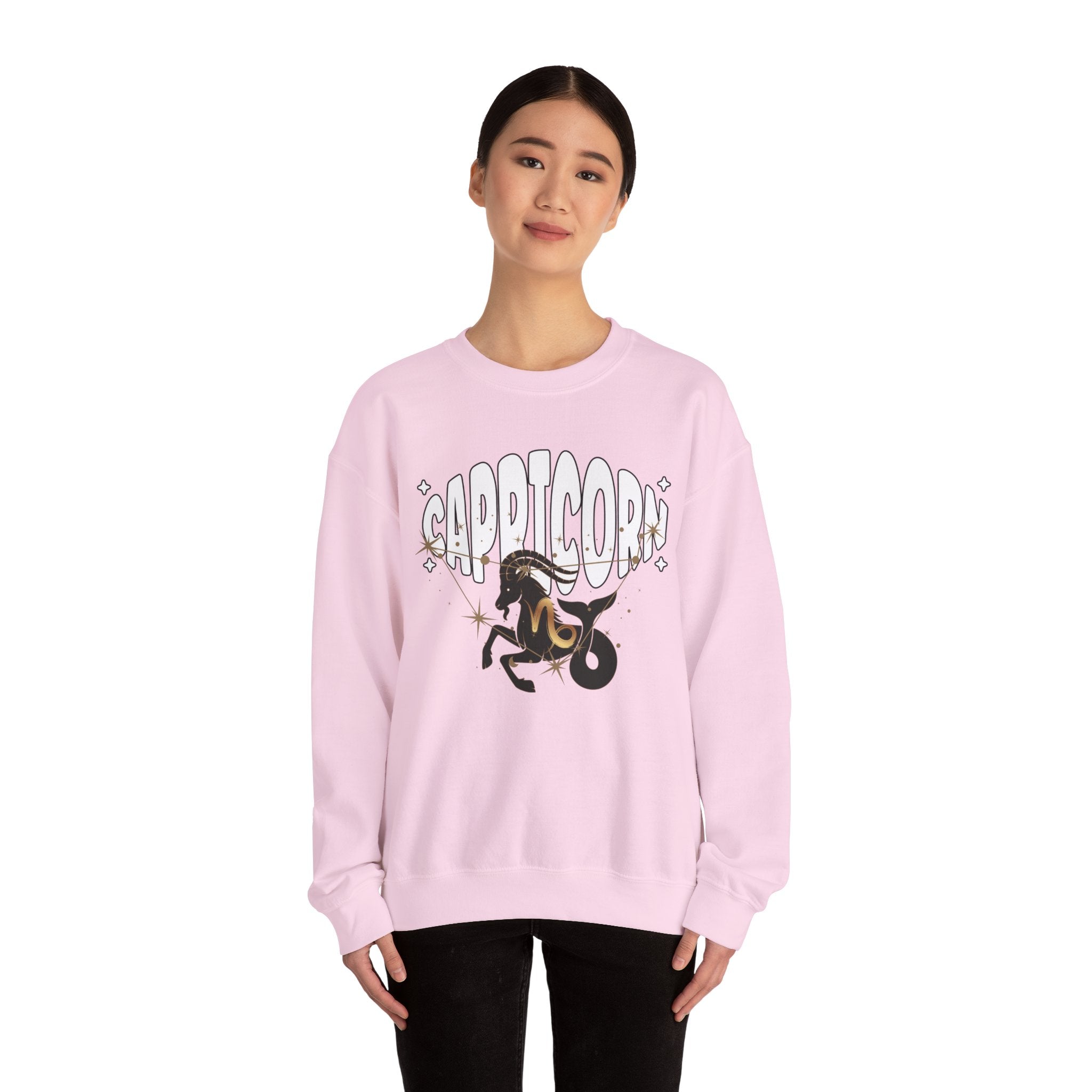 Capricorn Zodiac Casual Unisex Crewneck Sweatshirt